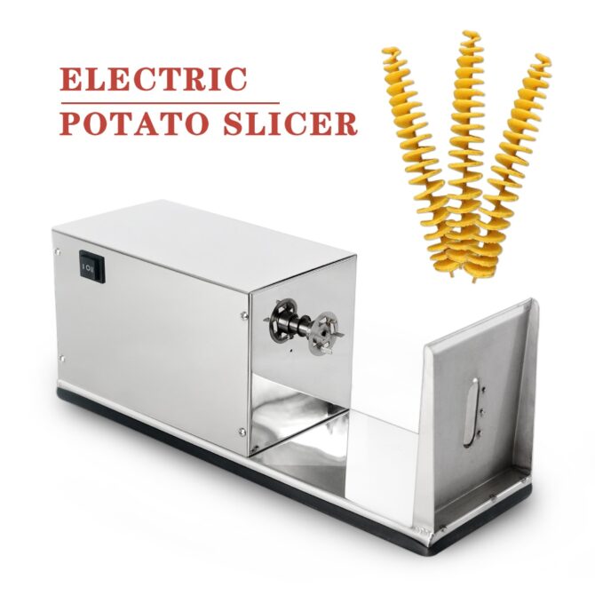 Electric Spiral Potato Chips Cutting Machine 1